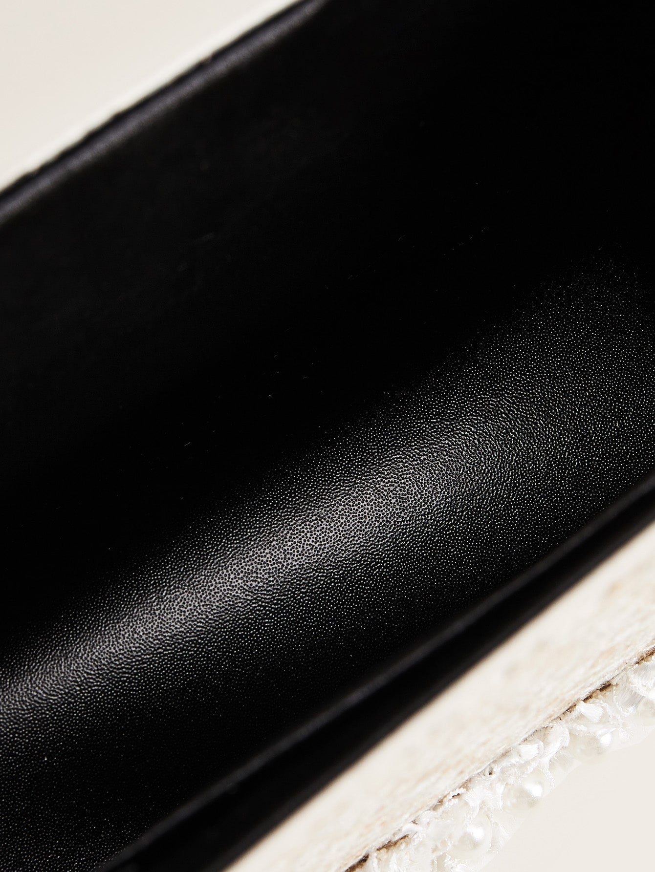 Tweed Umhängetasche mit Kunstperlen Dekor