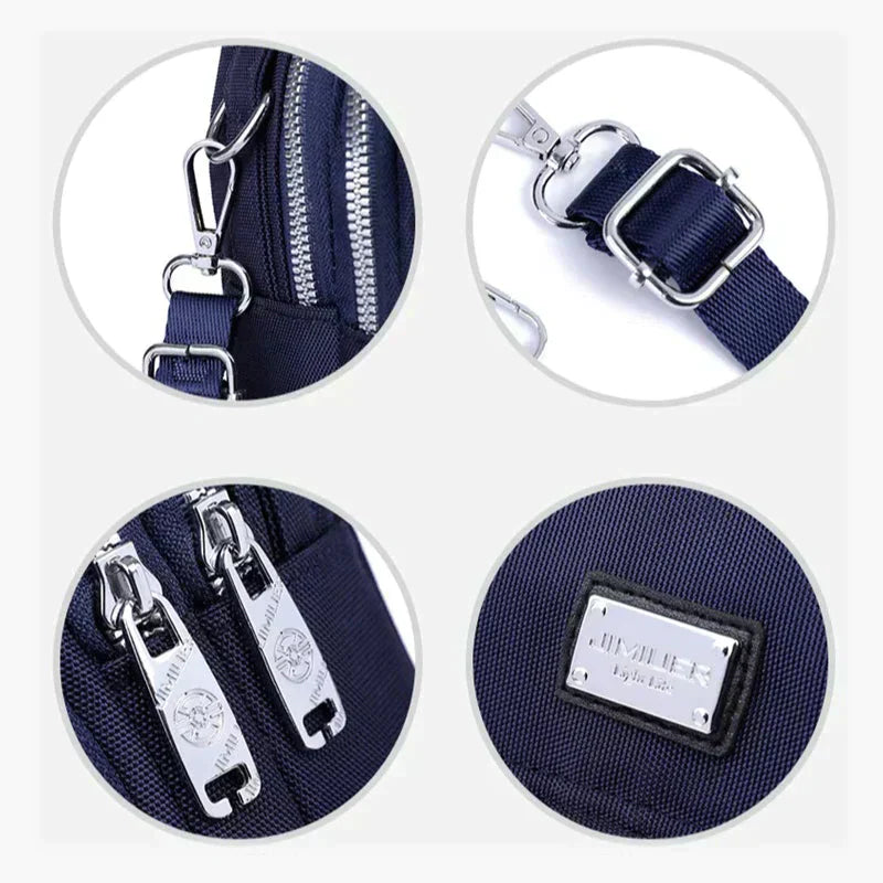 ZipSafe™ - Wasserdichte Nylon-Messenger-Tasche (50% RABATT)