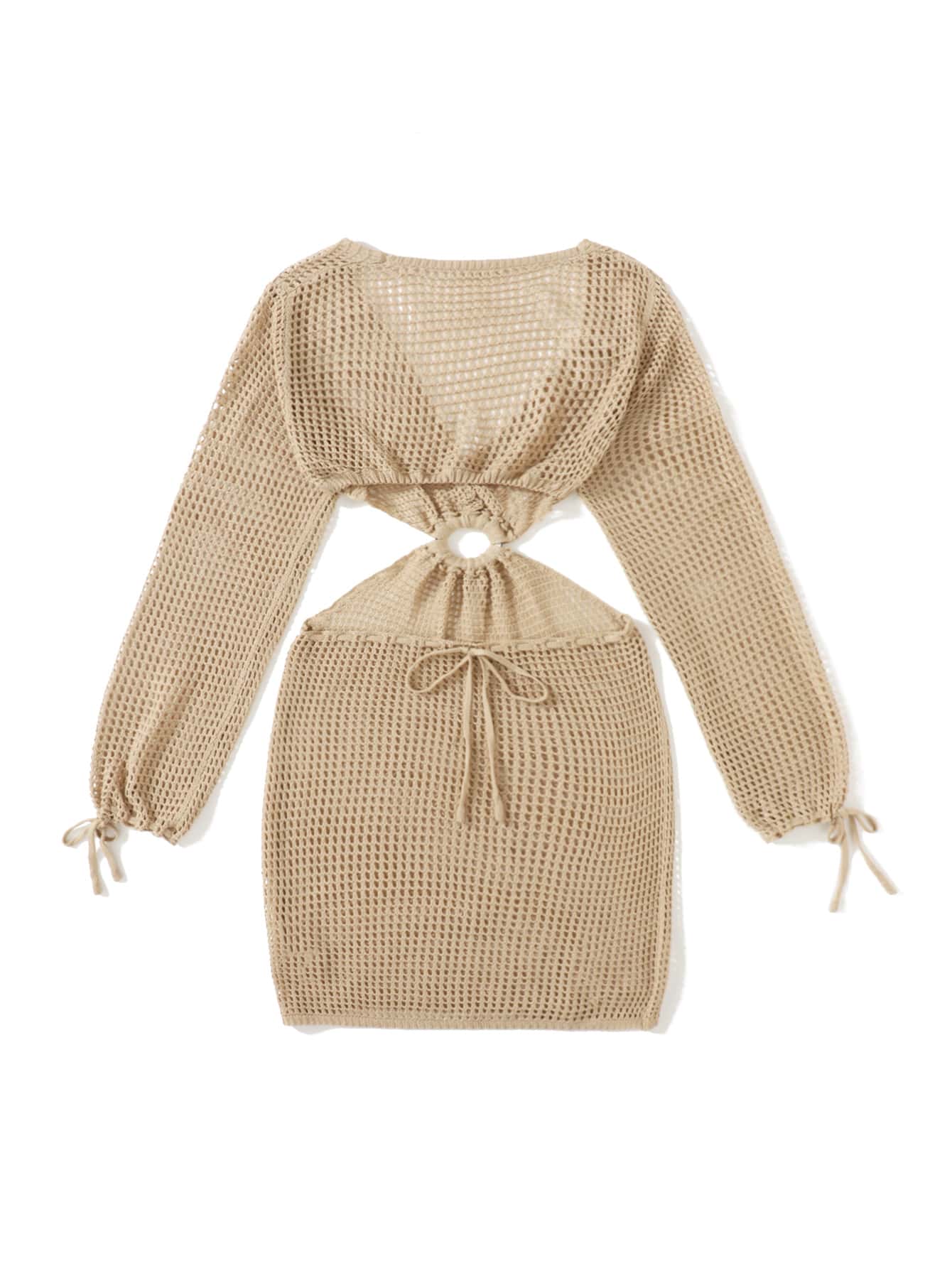 Strick Cover Up mit Hollow Out