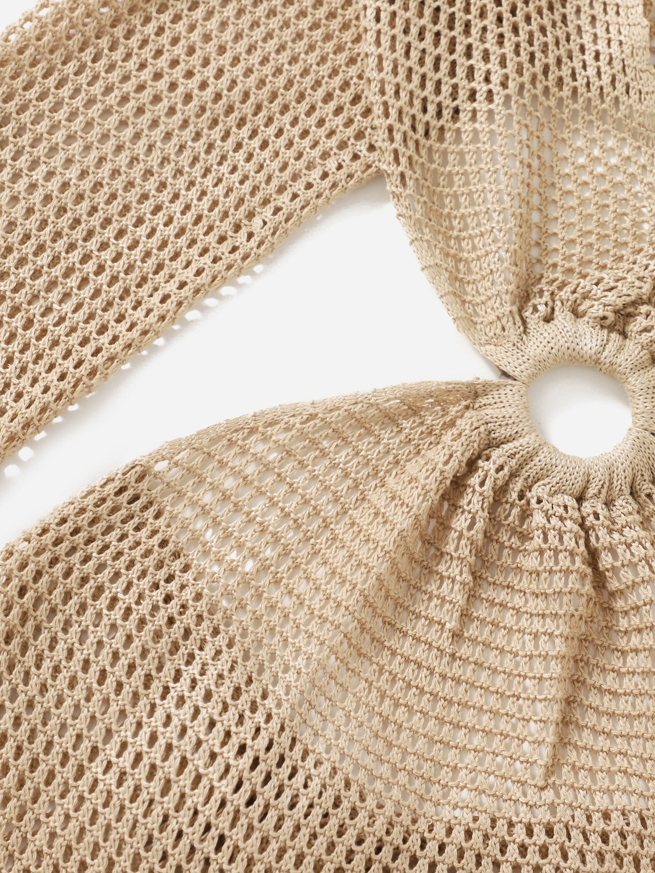 Strick Cover Up mit Hollow Out