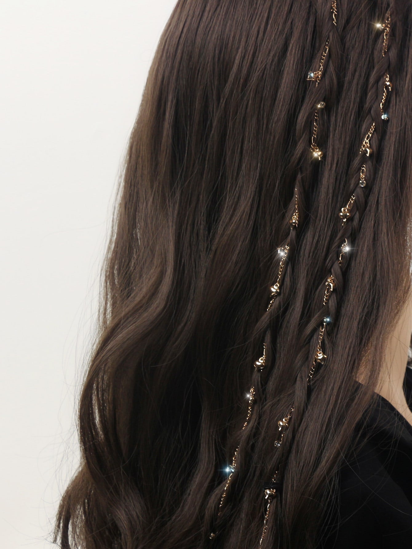 2 Stücke Haarklammer mit Strass, & Herz Dekor