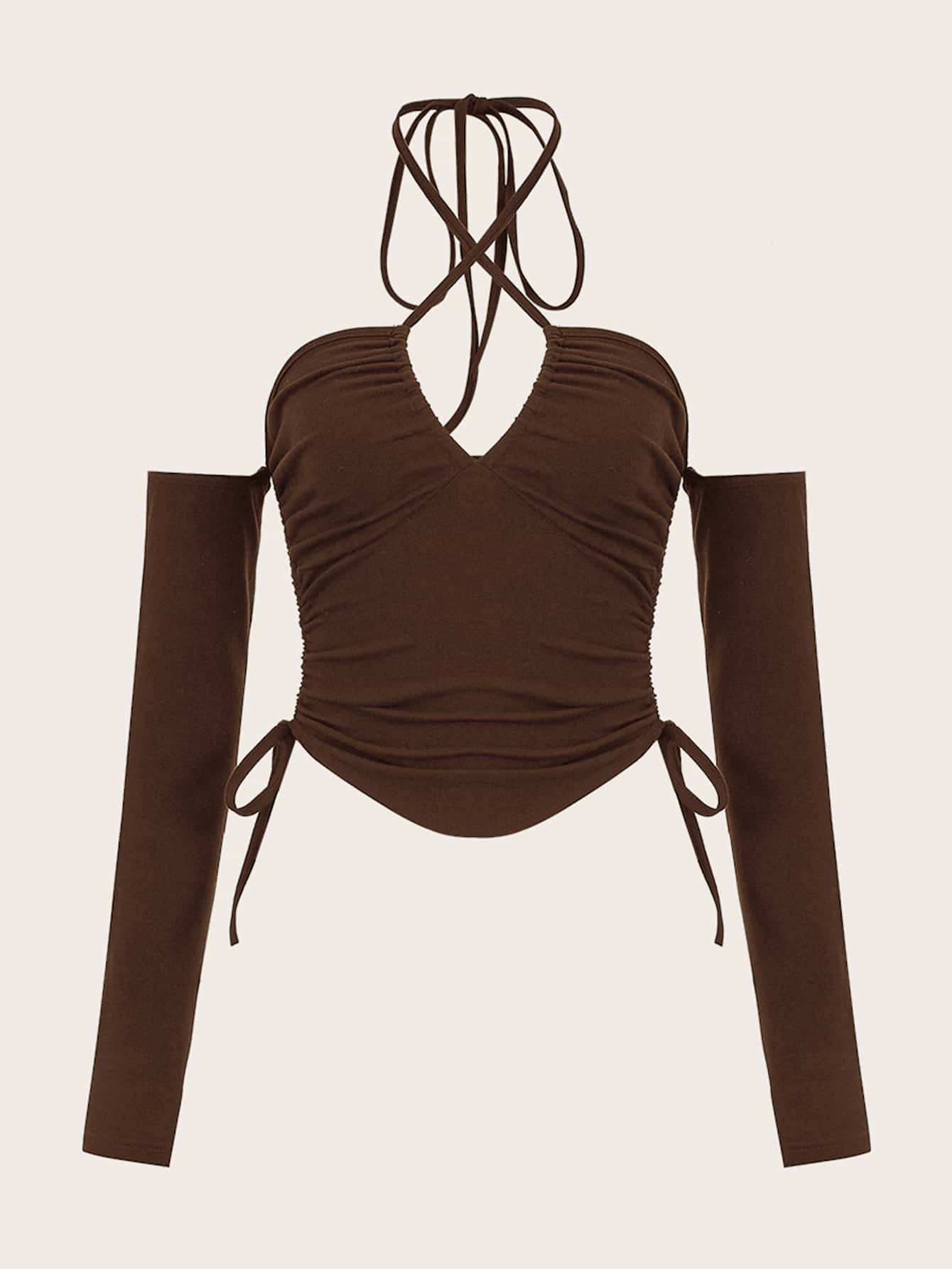 Trägertop mit seitlichem Schnürzug