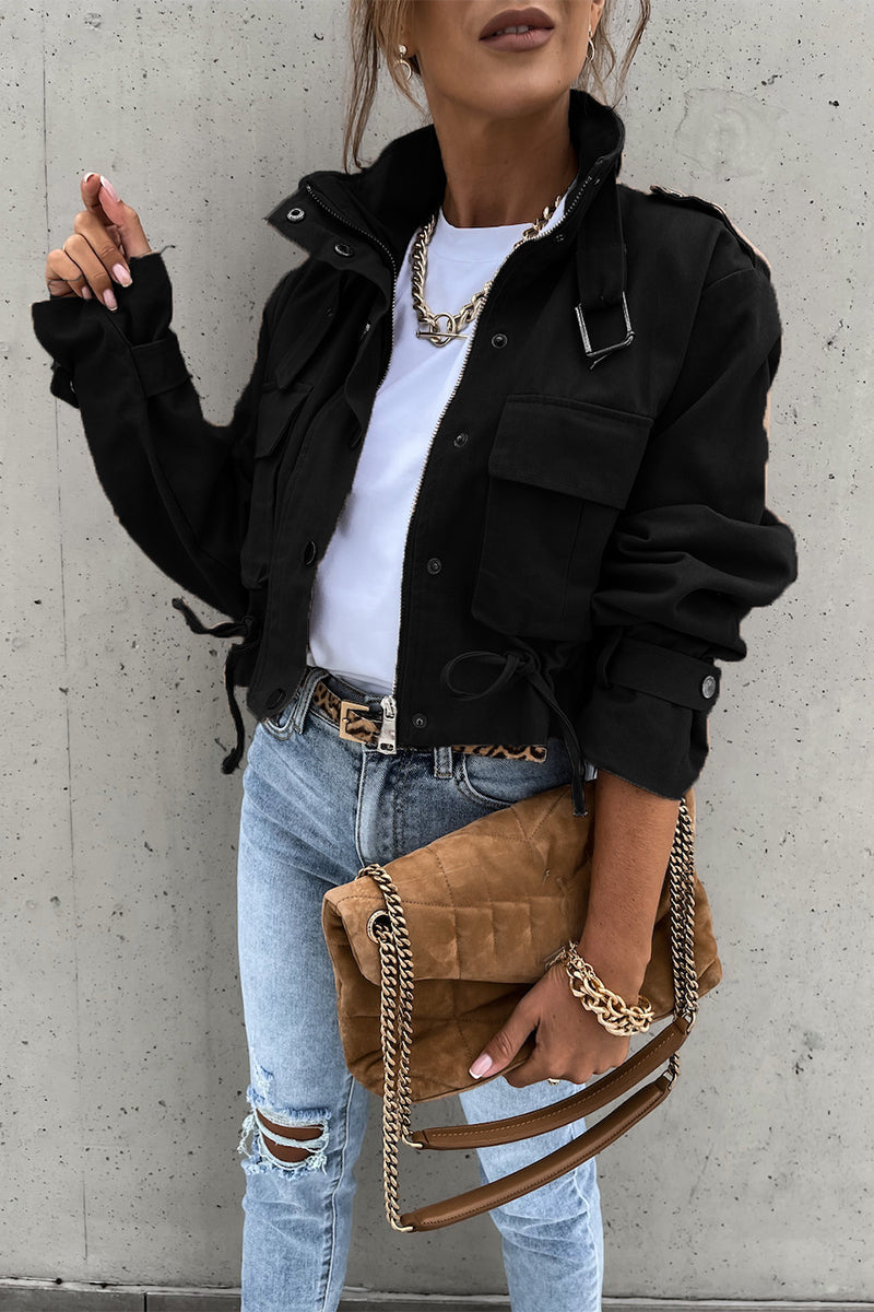 Elowen™ - O Neck Street Style Oberbekleidung  (50% RABATT)