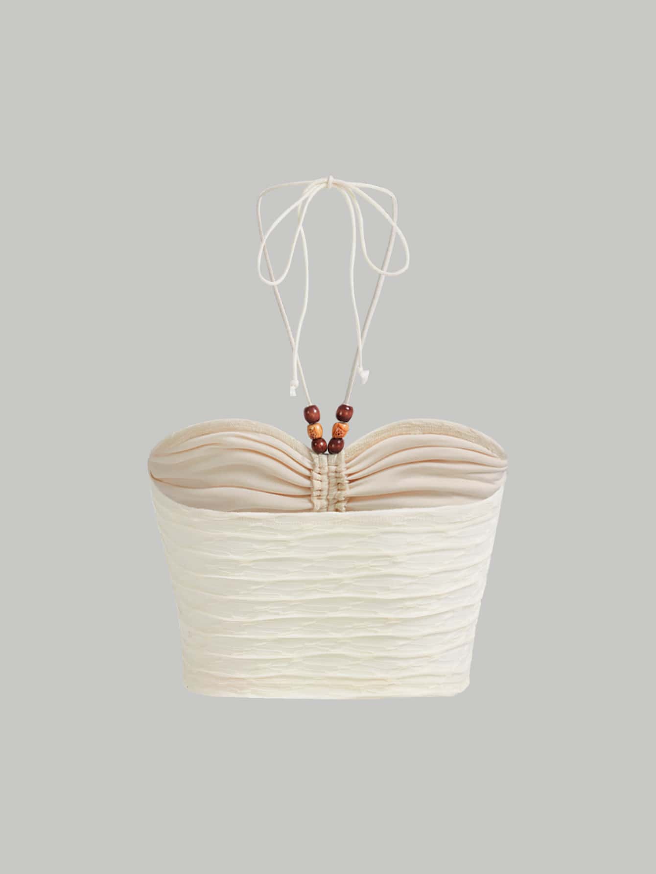 Trägertop mit Kreuzgurt auf Rücken, Rüschen