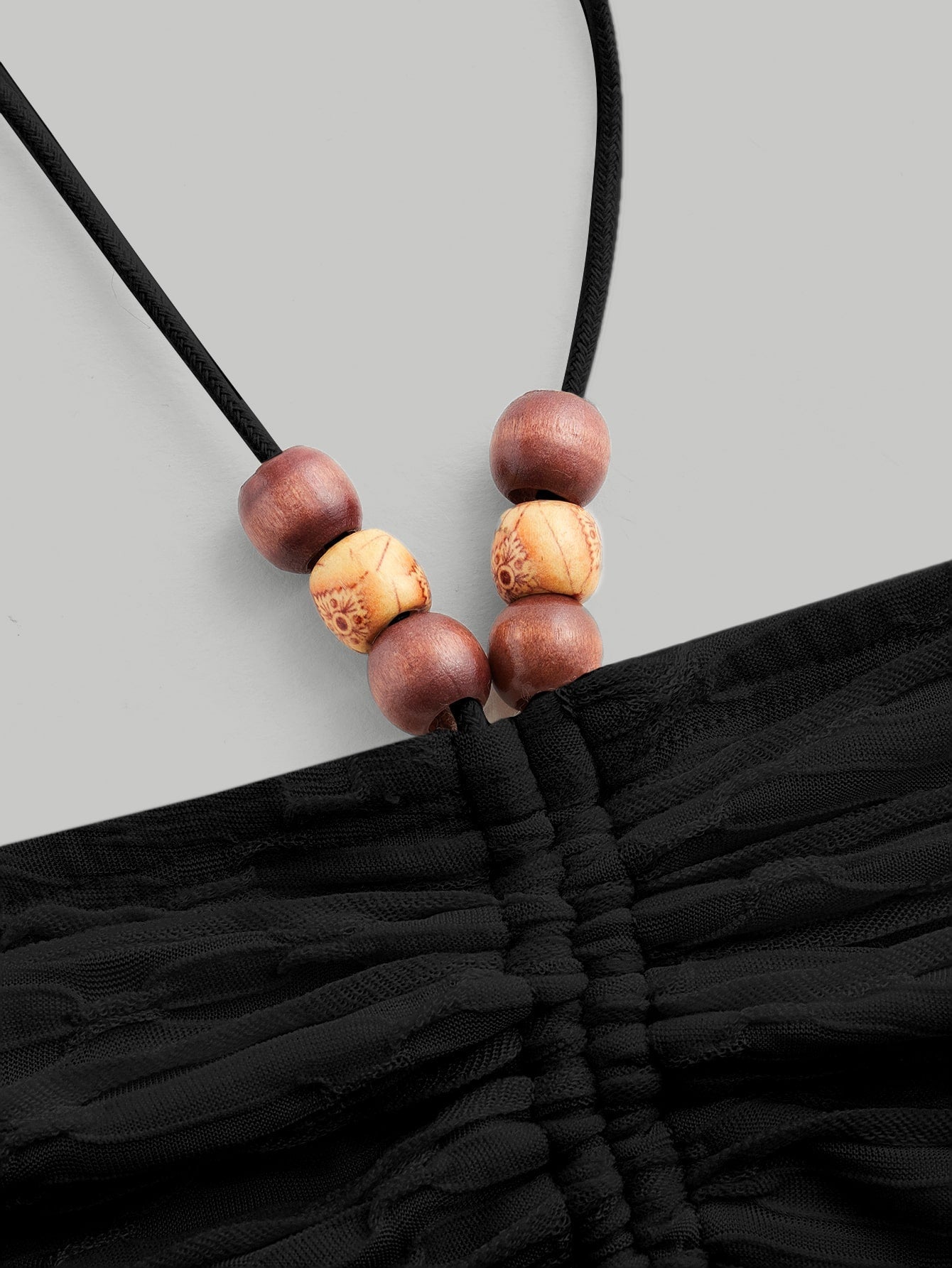 Trägertop mit Kreuzgurt auf Rücken, Rüschen