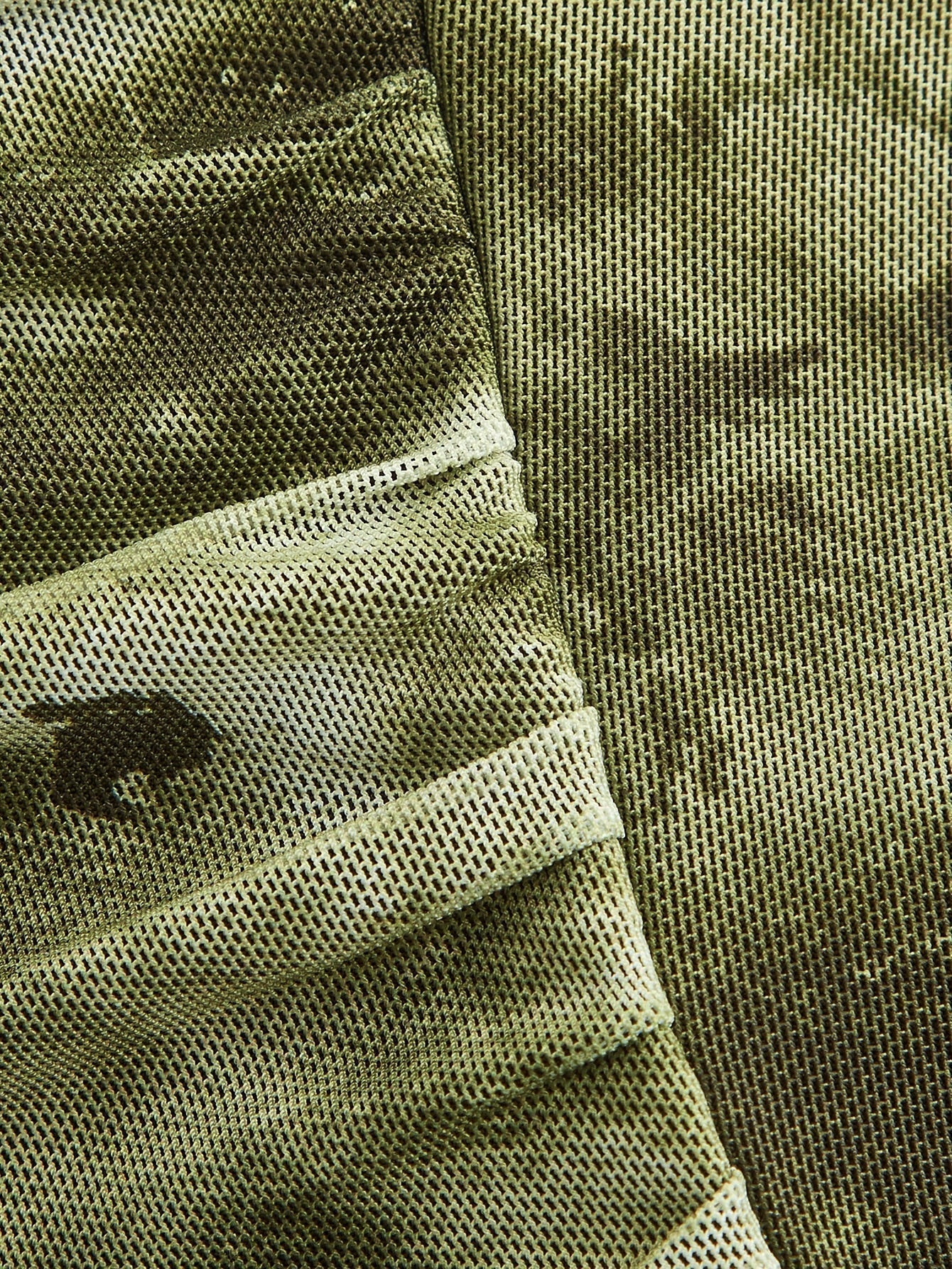 Crop Top mit Batik, einer Schulter frei, geraffter Seite, drapiertem Detail