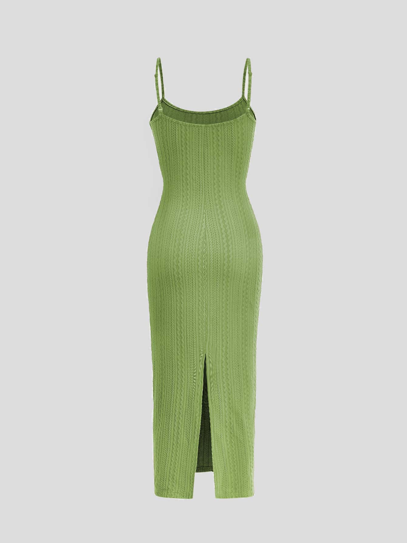 Cami Kleid mit Schlitz am Saum