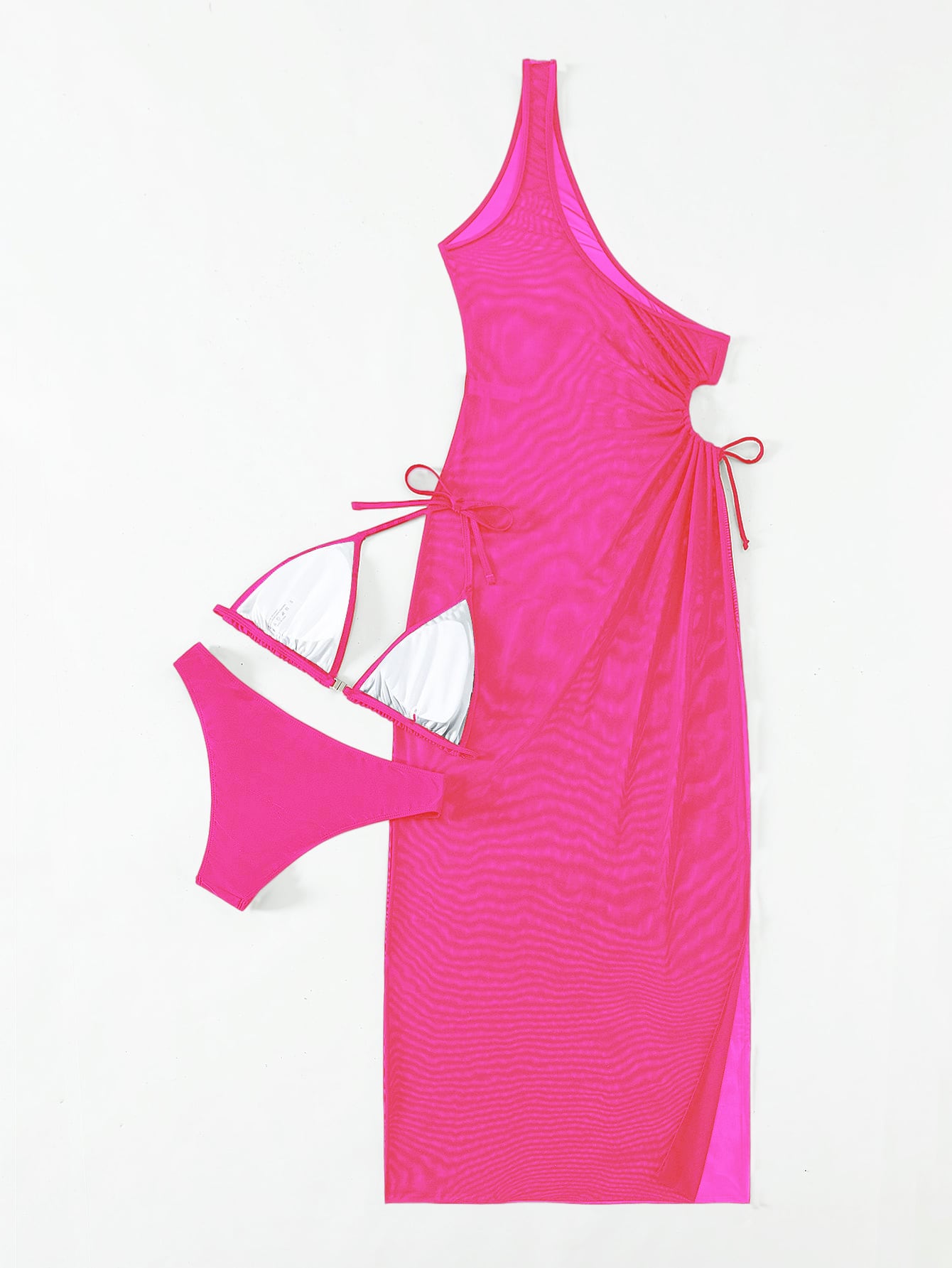 Triangle-Bikini mit Neckholder, & Cover-Up