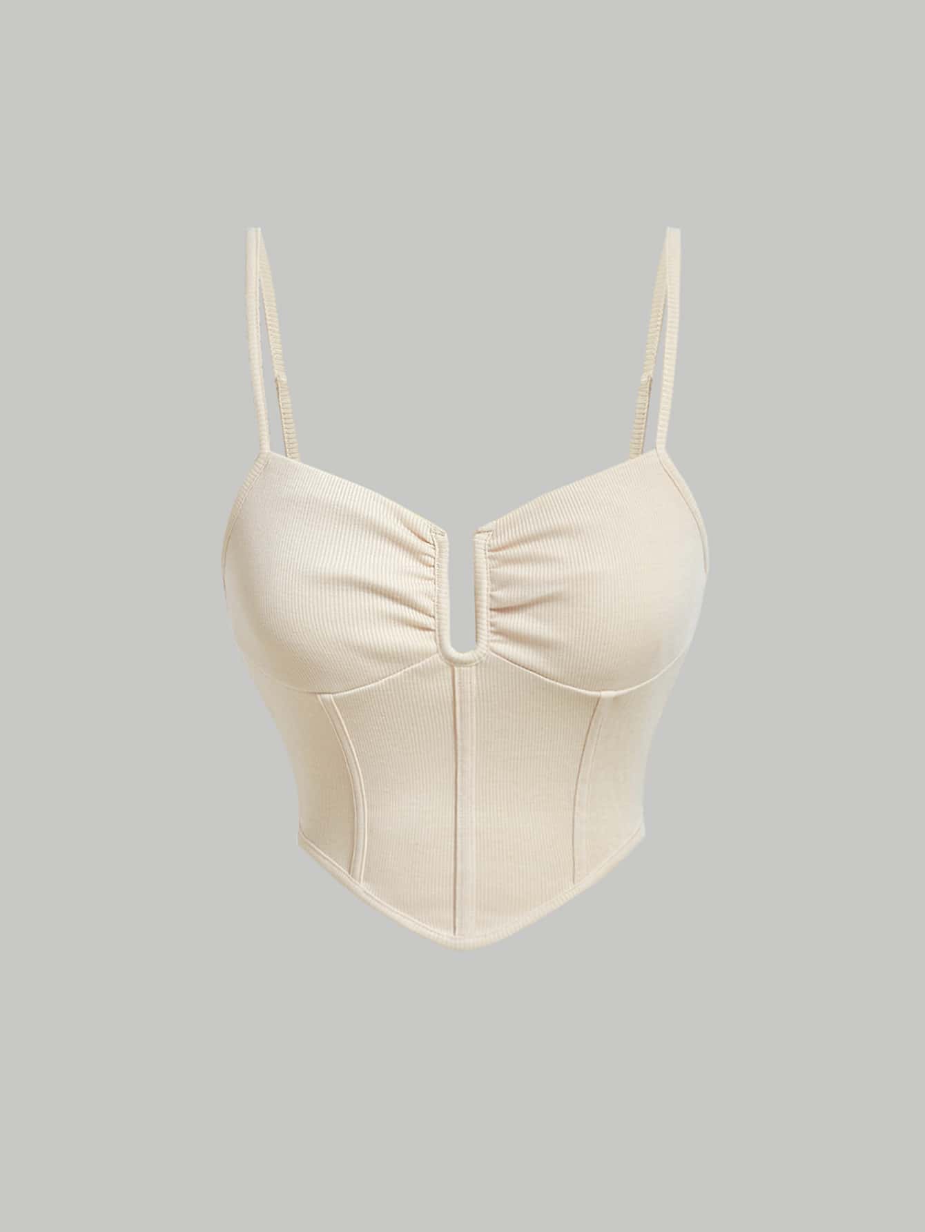 Cami Top mit Zipfelsaum