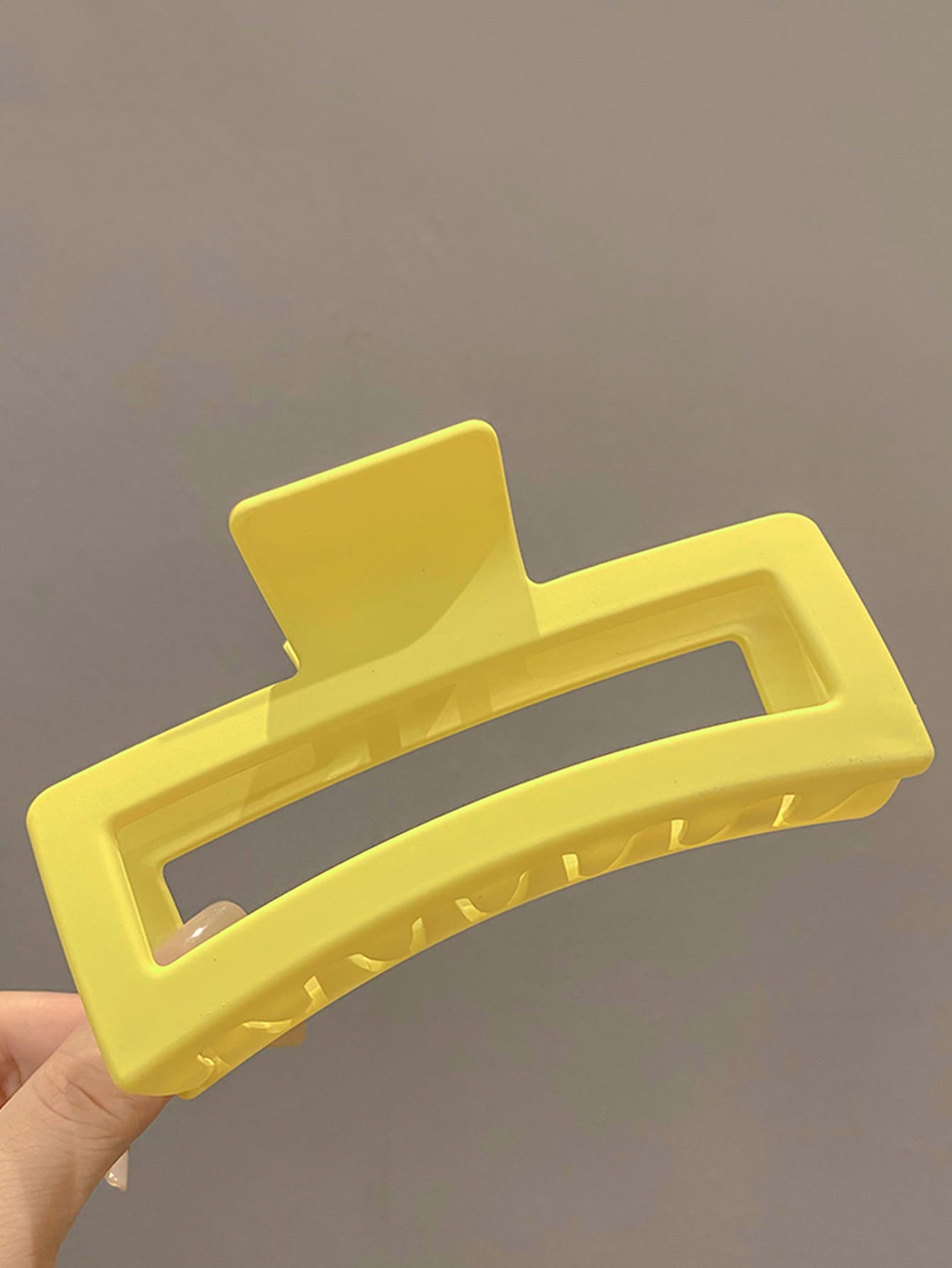 3 Stücke Haarklammer mit Loch, Rechteck