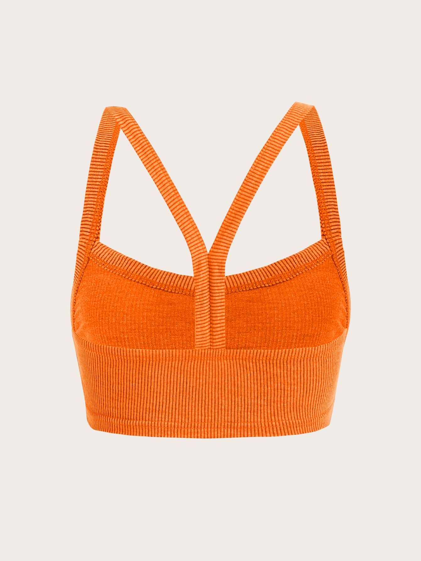 ICON Crop Cami Top mit Buchstabe Flicken Detail