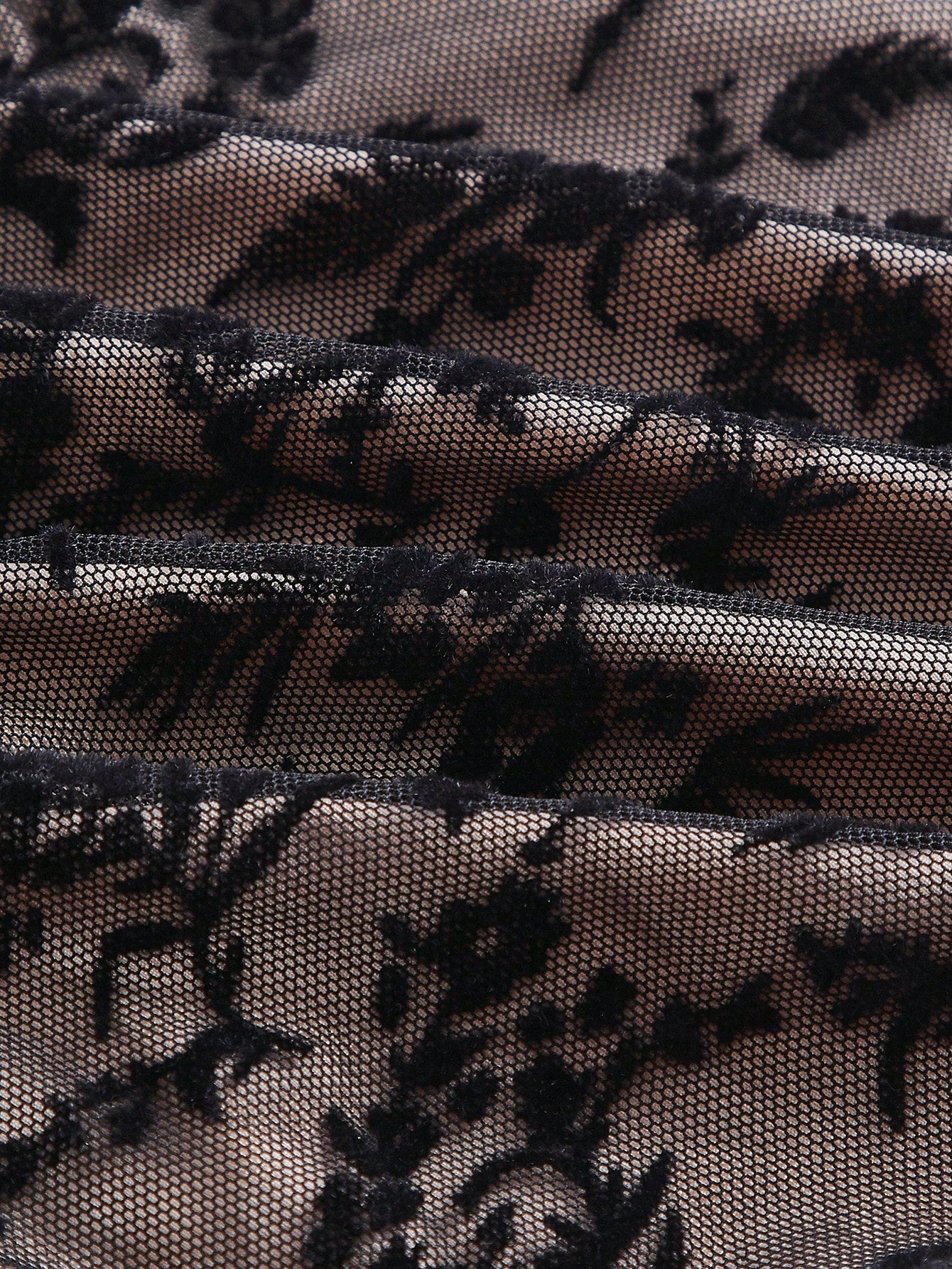 Crop T-Shirt mit Blume Muster, Rüschenbesatz,