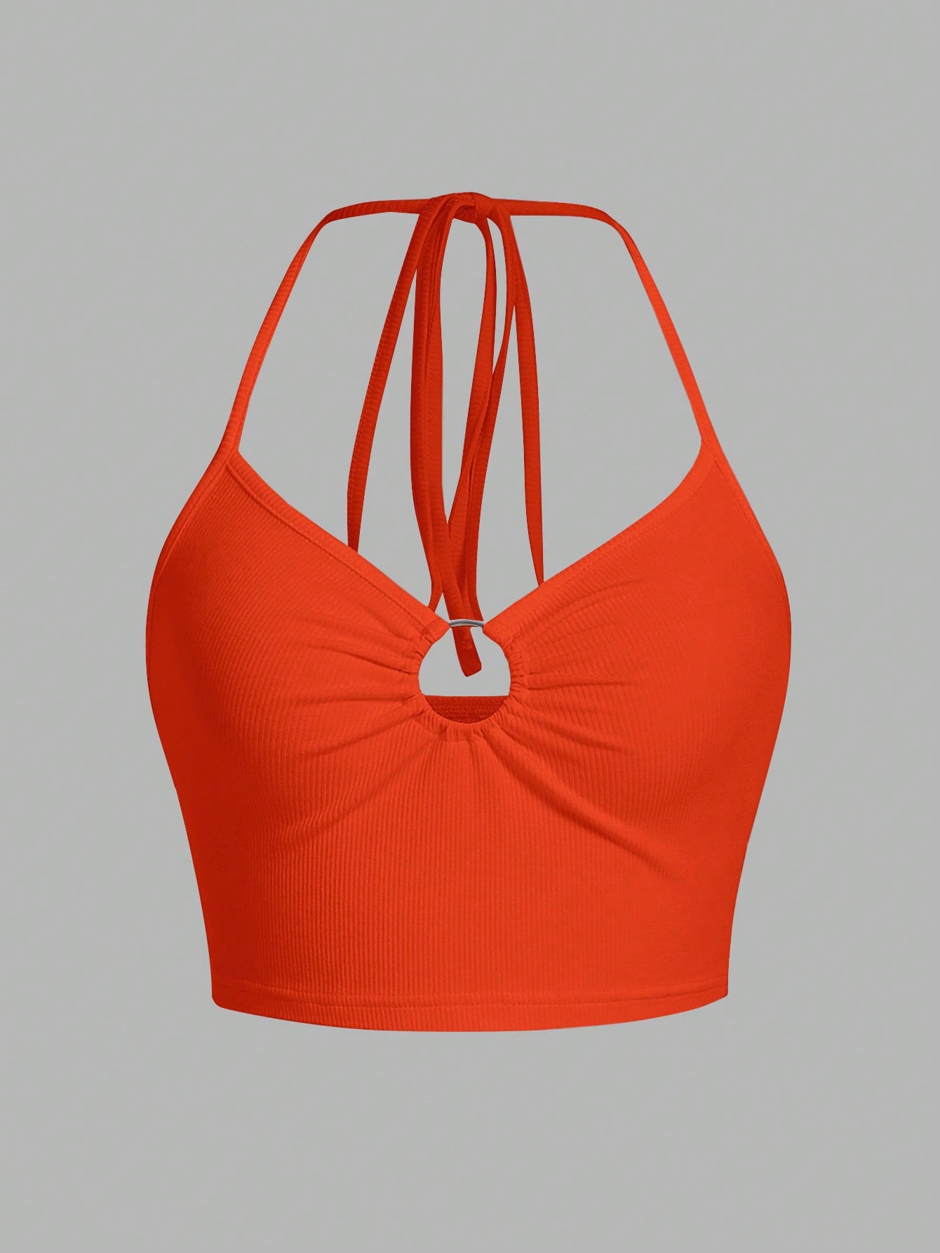 Trägertop mit Ring Bindung, Kreuzgurt auf Rücken