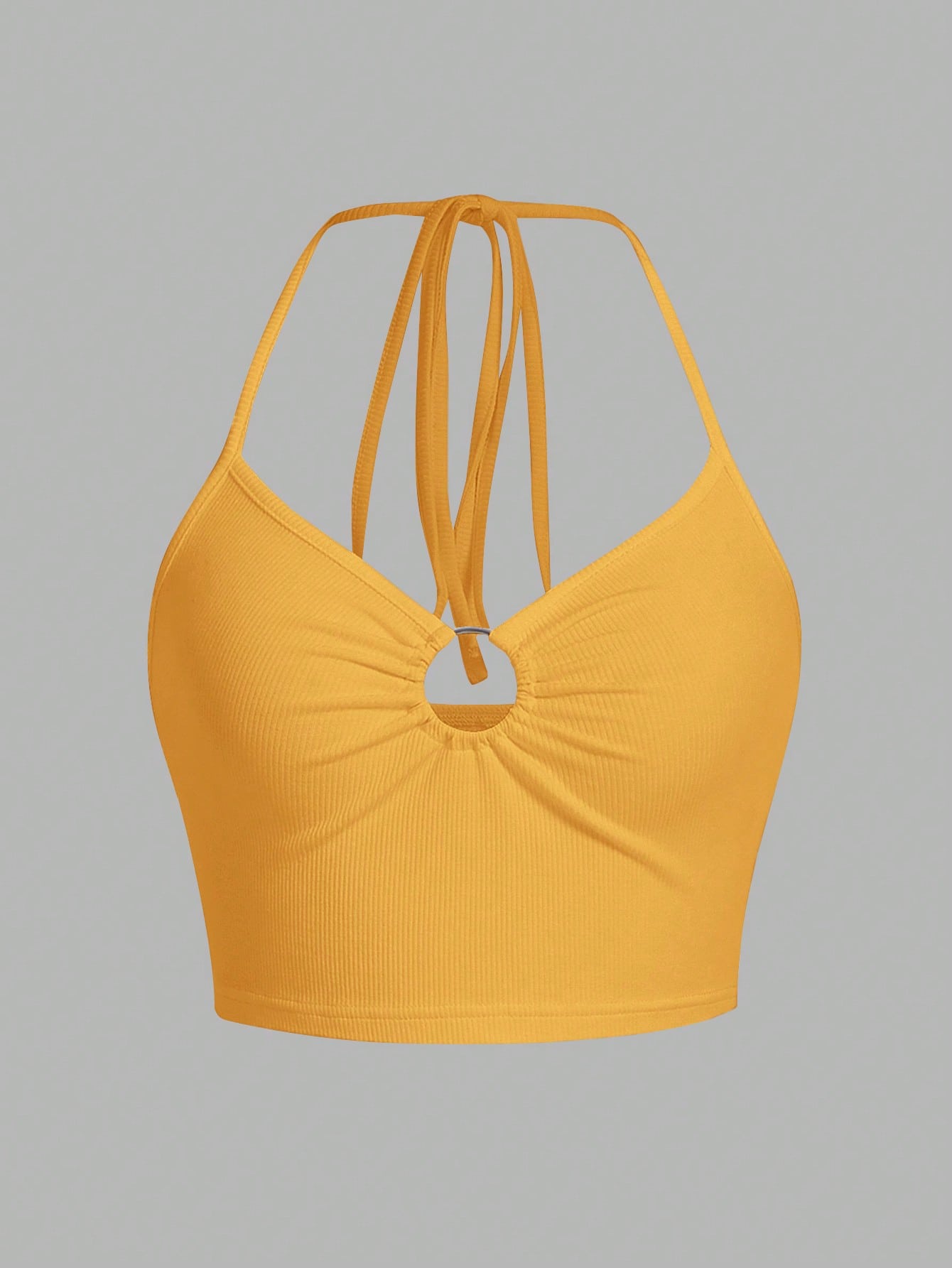 Trägertop mit Ring Bindung, Kreuzgurt auf Rücken