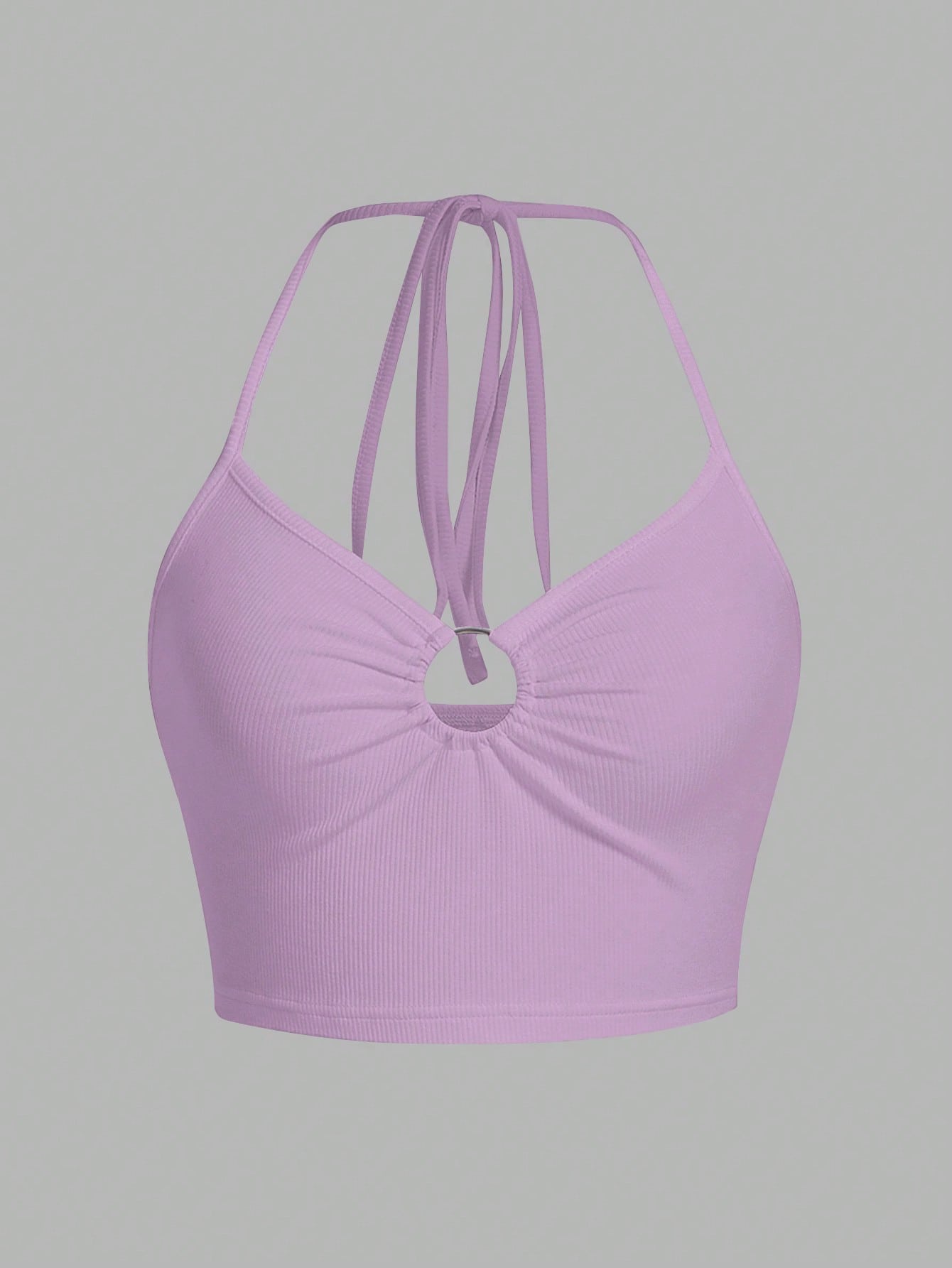 Trägertop mit Ring Bindung, Kreuzgurt auf Rücken