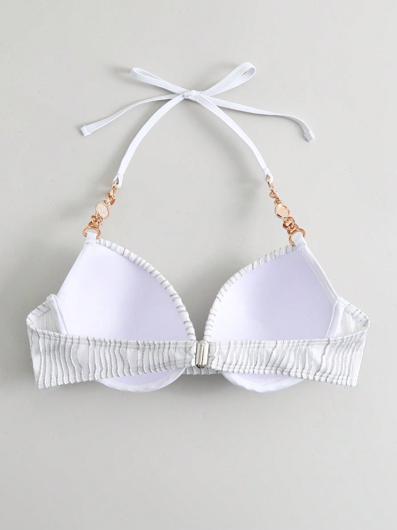 PUSH UP Bikini Top mit Kette, Neckholder