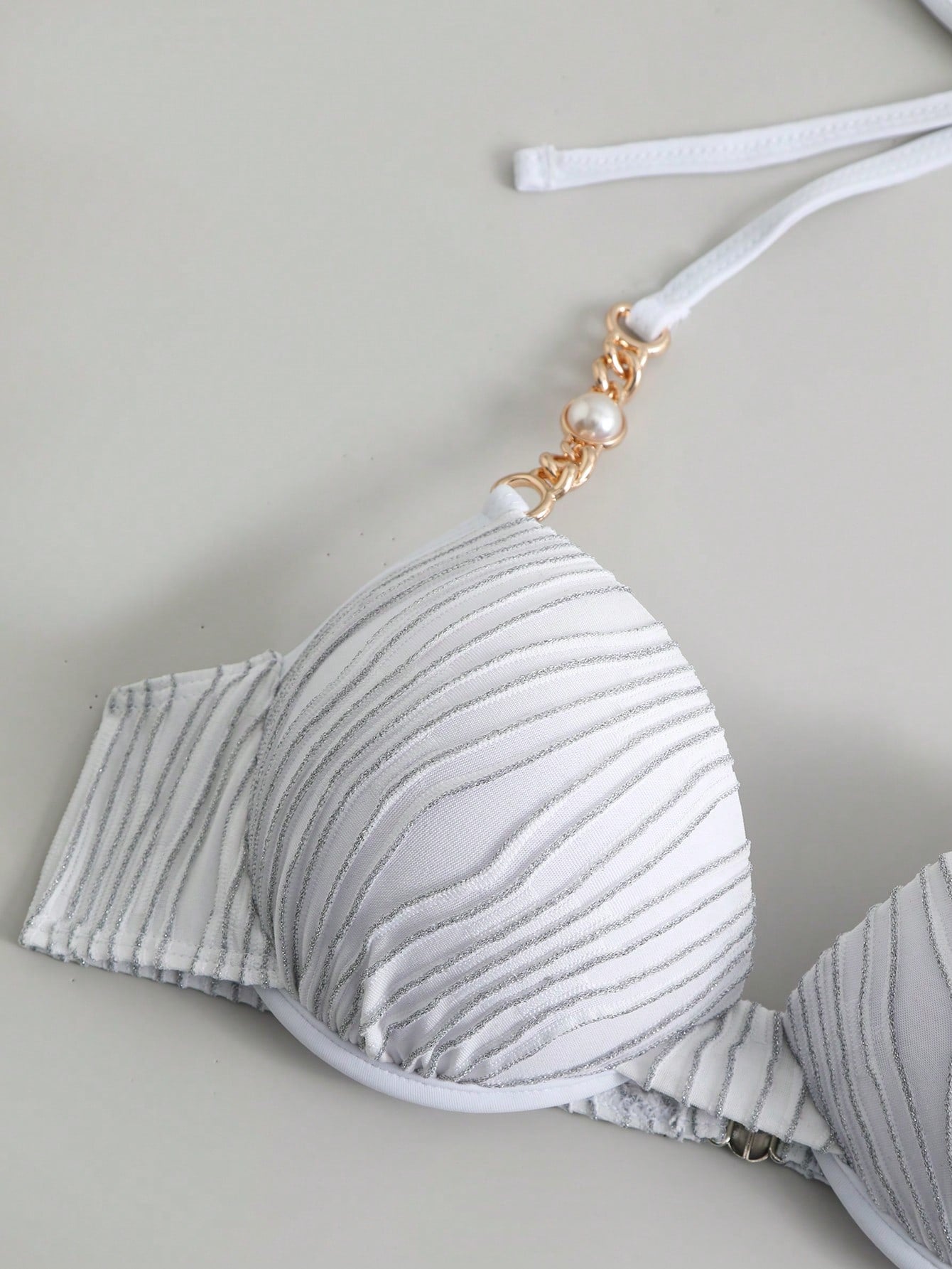 PUSH UP Bikini Top mit Kette, Neckholder