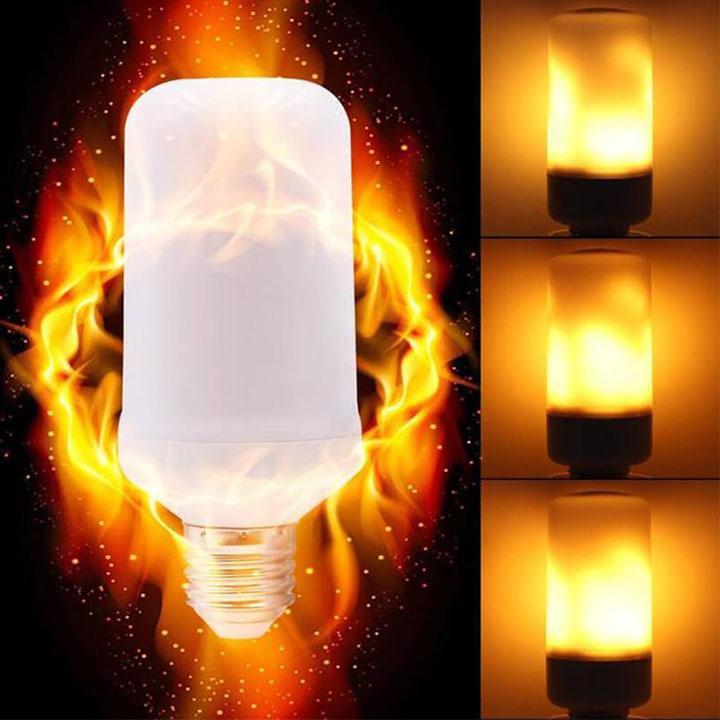GlowBlaze™ - LED-Glühbirne mit Flammeneffekt zur Erzeugung von Atmosphäre (50 % RABATT)
