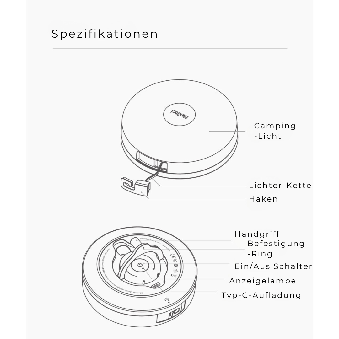 NextTool® Multifunktionale LED-Lichterkette (50% RABATT)