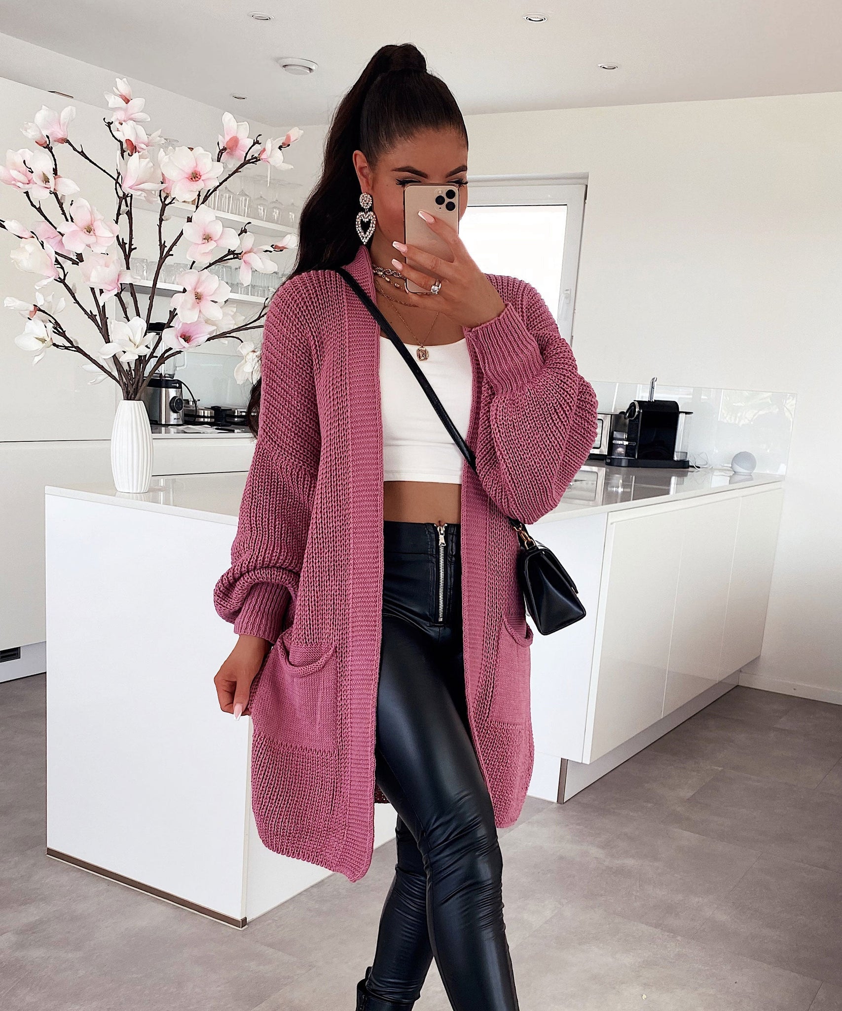 Cardigan Leilani Kurz Rosenholz