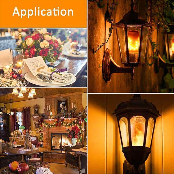 GlowBlaze™ - LED-Glühbirne mit Flammeneffekt zur Erzeugung von Atmosphäre (50 % RABATT)