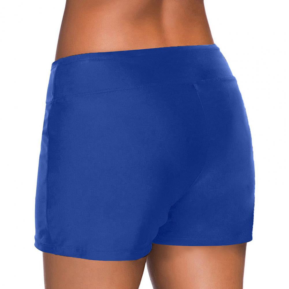 Modioza Shorts Sommer schnell trocknen lässig hohe elastische Taille Tight Fitness Badeanzug Bottom