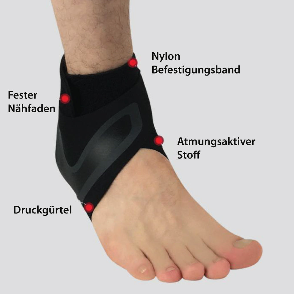 Atmungsaktive elastische Fußgelenkbandage & Stabilisator