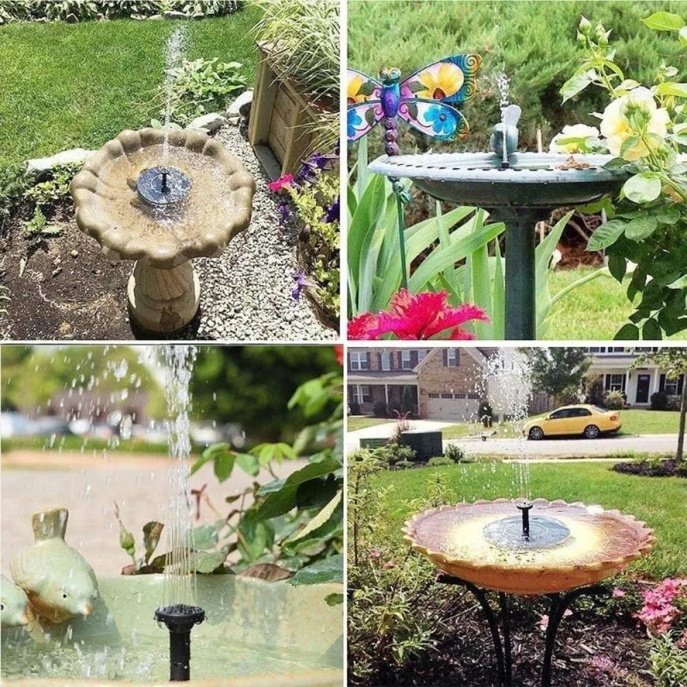 ☀️ SolarBrunnen™ – 1+1 GRATIS! Zwei Springbrunnen für einen erfrischenden Sommergarten