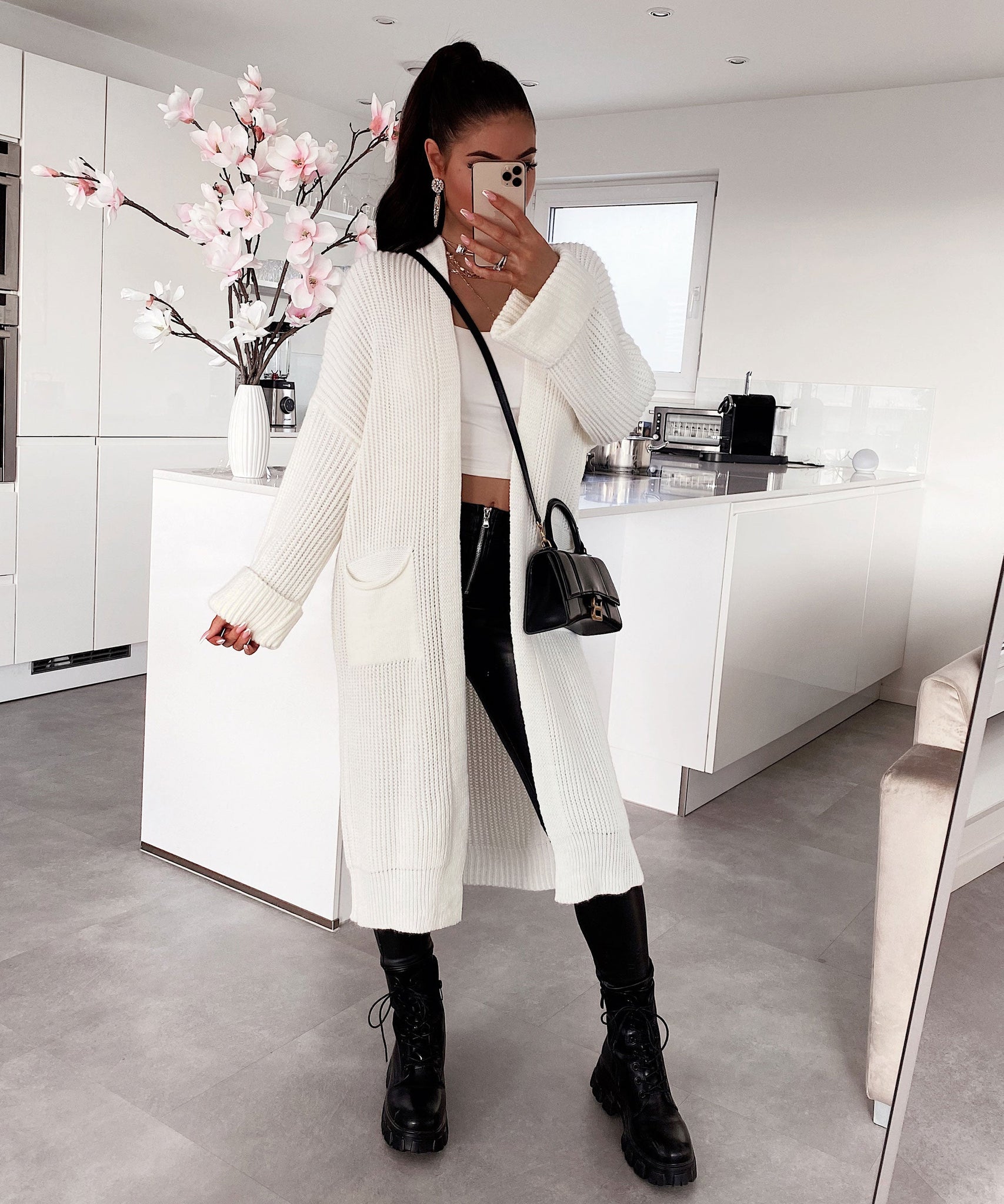 Cardigan Matilda Weiß