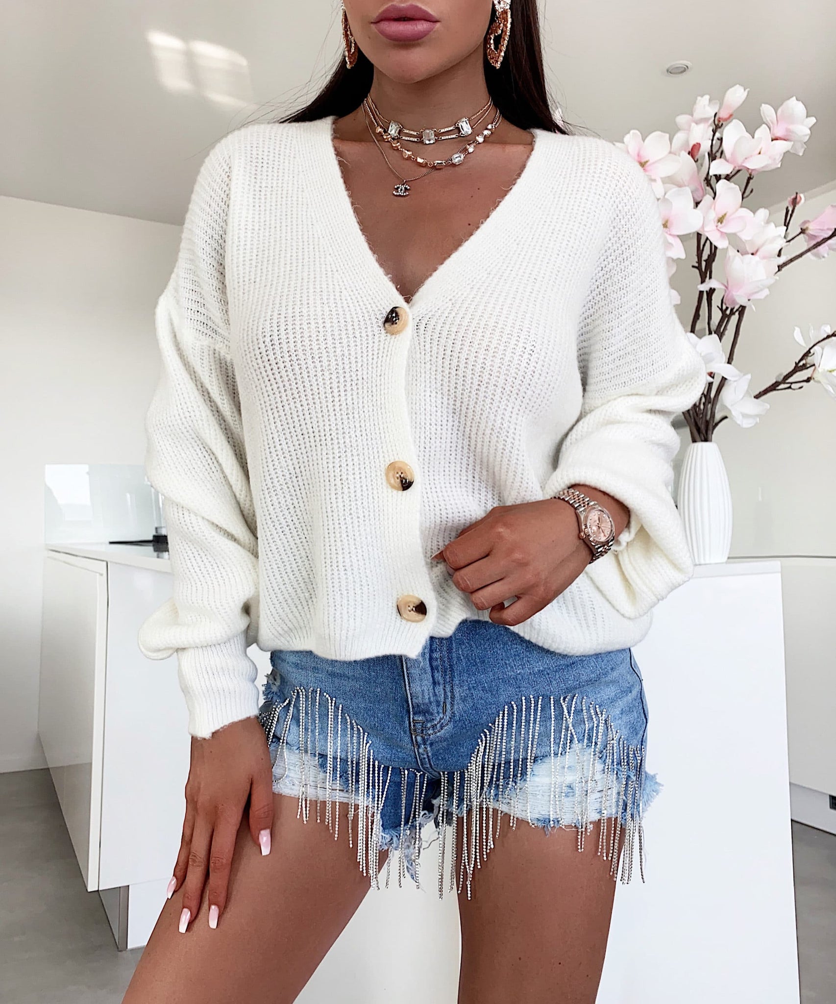 Jäckchen Jade Weiß