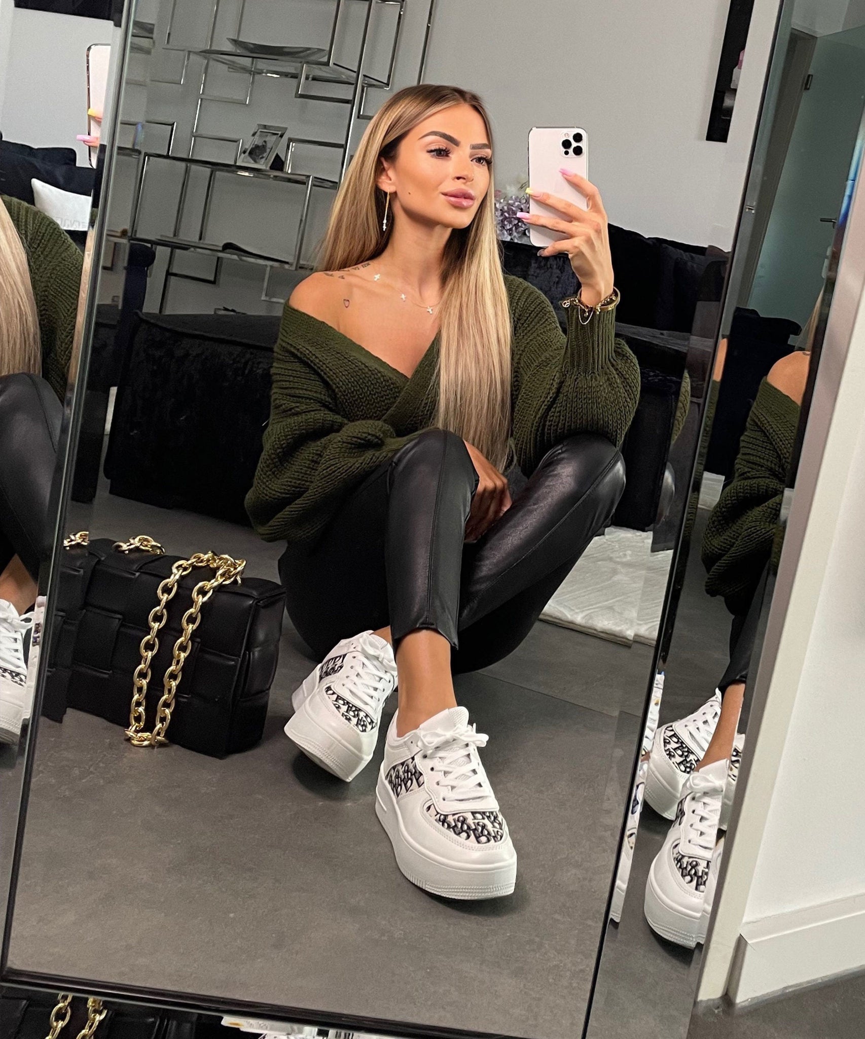 Wickel Pullover Kahki