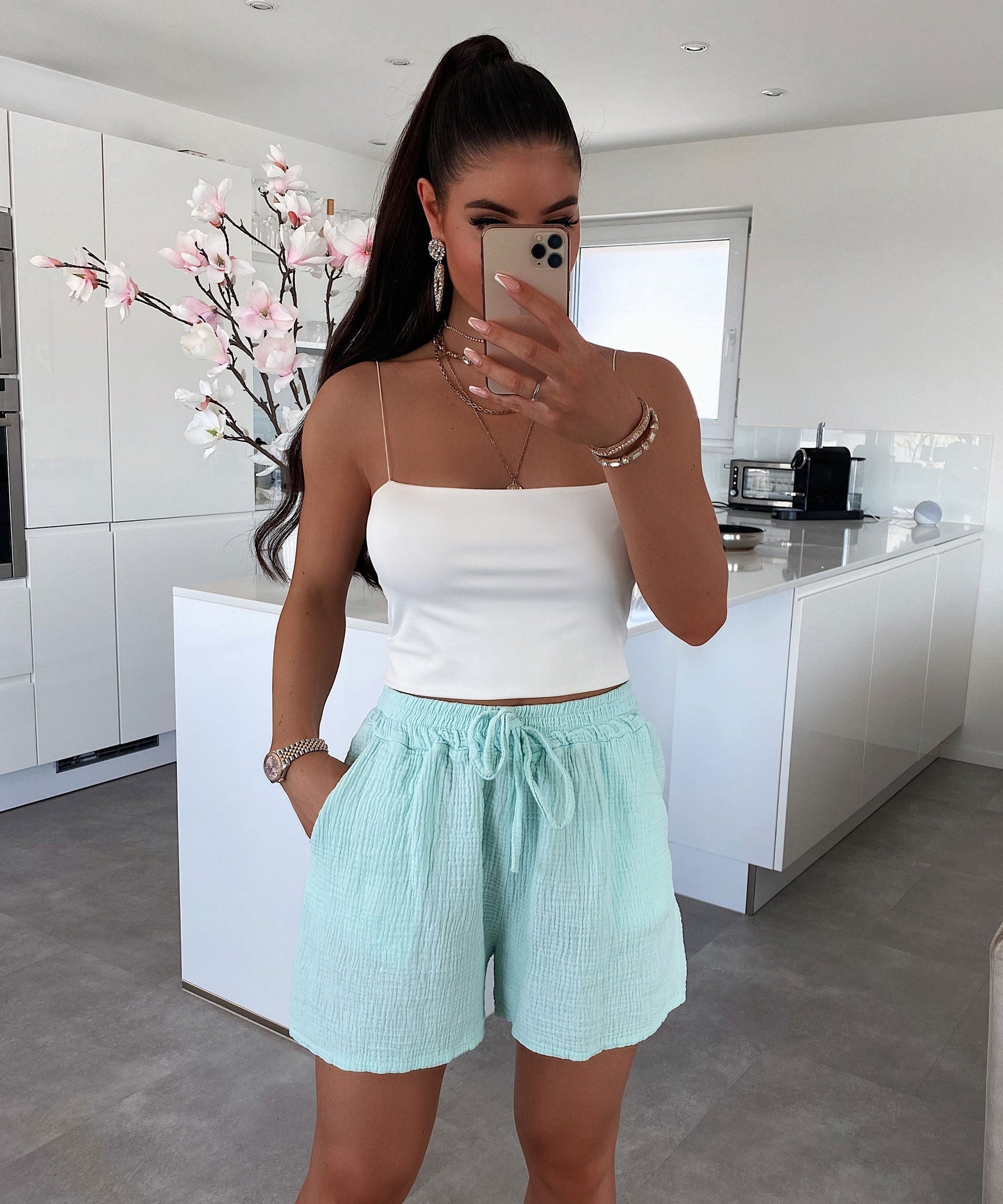 Musselin Set Lia Mint