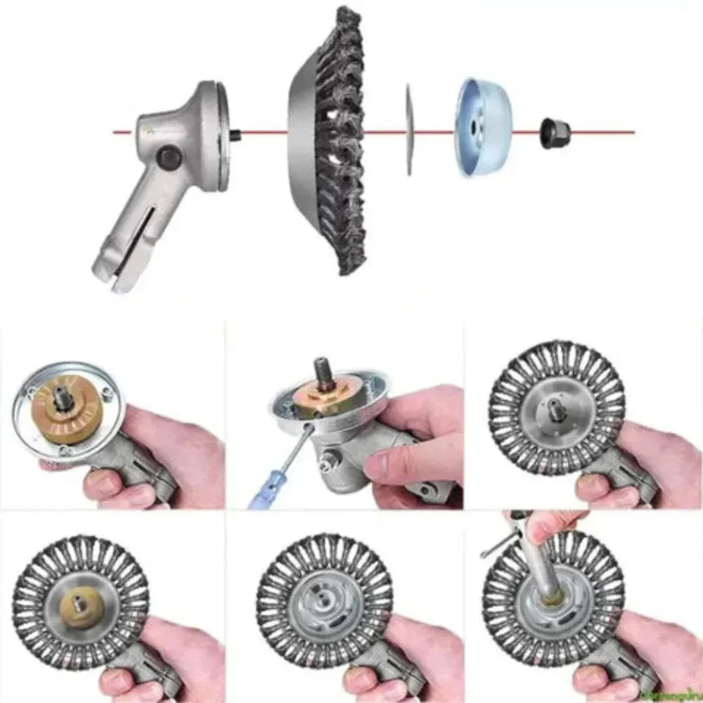 WeedMaster™ – Die kraftvollste Unkrautbürste für schwieriges Gelände