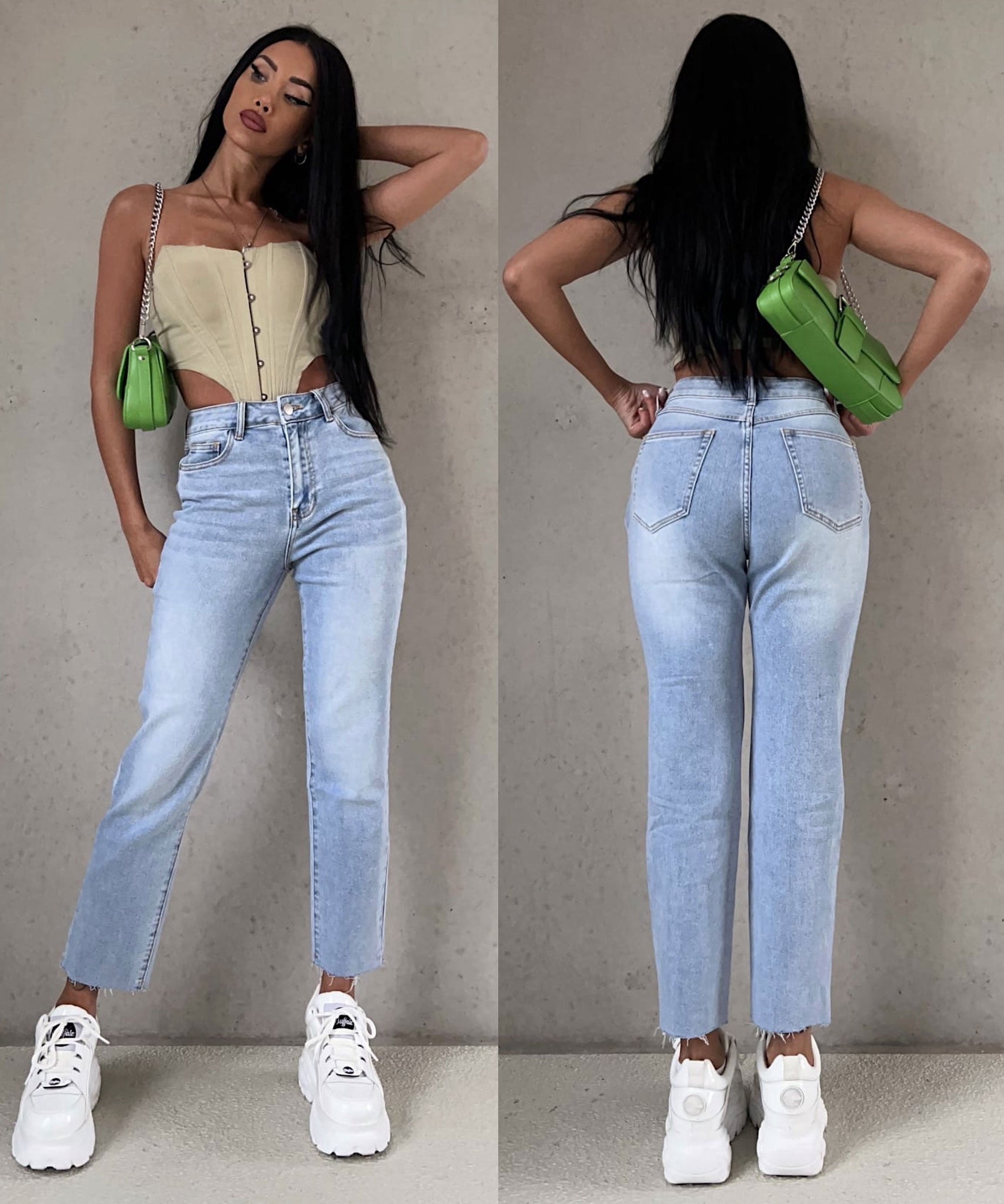 Jeans Hose Gabriela Blau