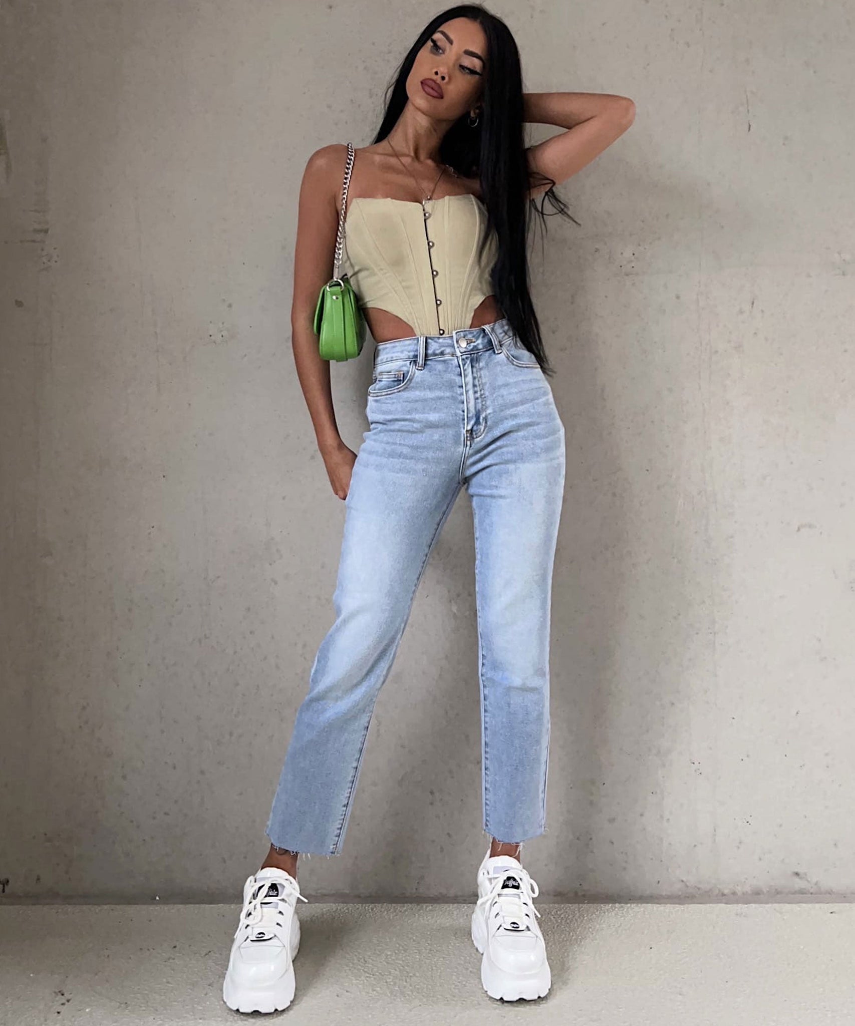 Jeans Hose Gabriela Blau