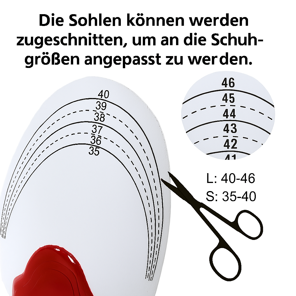 FußKraft™ – Einlegesohlen für Schmerzfreie Schritte & Gesunde Haltung (1+1 GRATIS)