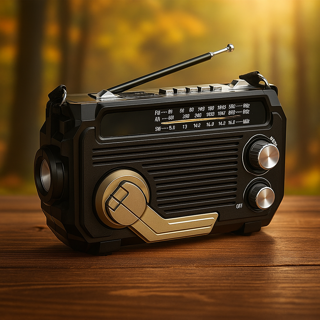 StormLicht™ | Notfallradio & LED-Lampe – Für Stromausfälle & Notlagen