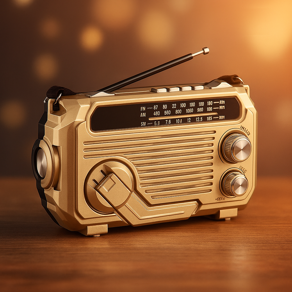 StormLicht™ | Notfallradio & LED-Lampe – Für Stromausfälle & Notlagen