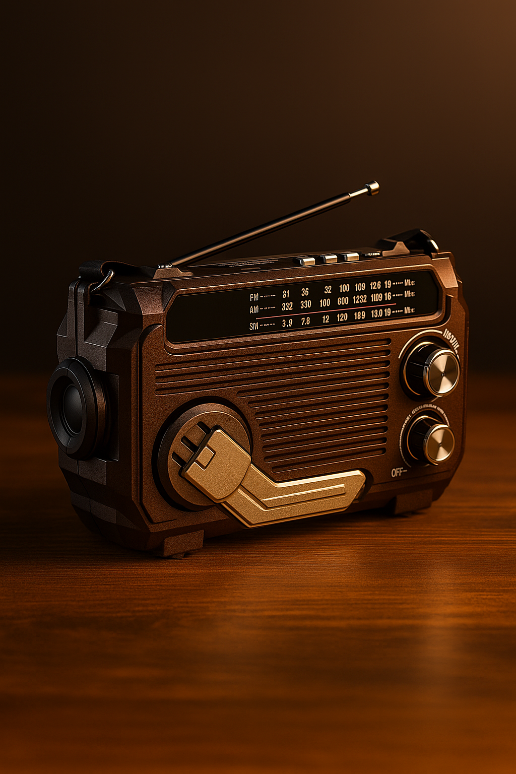 StormLicht™ | Notfallradio & LED-Lampe – Für Stromausfälle & Notlagen