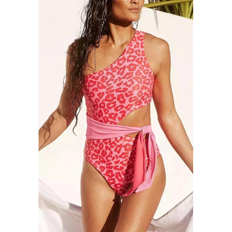 Modioza Push-up-Bikini mit Leopardenmuster