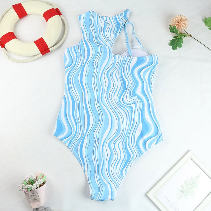 Modioza unregelmäßiger Badeanzug