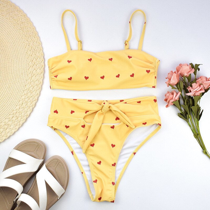 Modioza Riemen-Bikini-Set