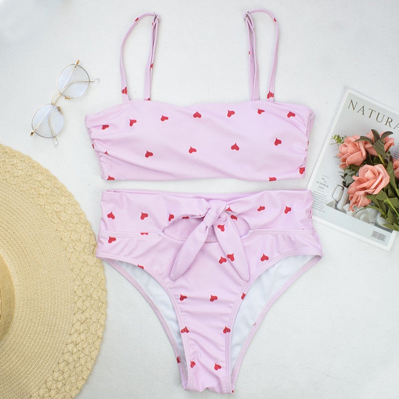 Modioza Riemen-Bikini-Set