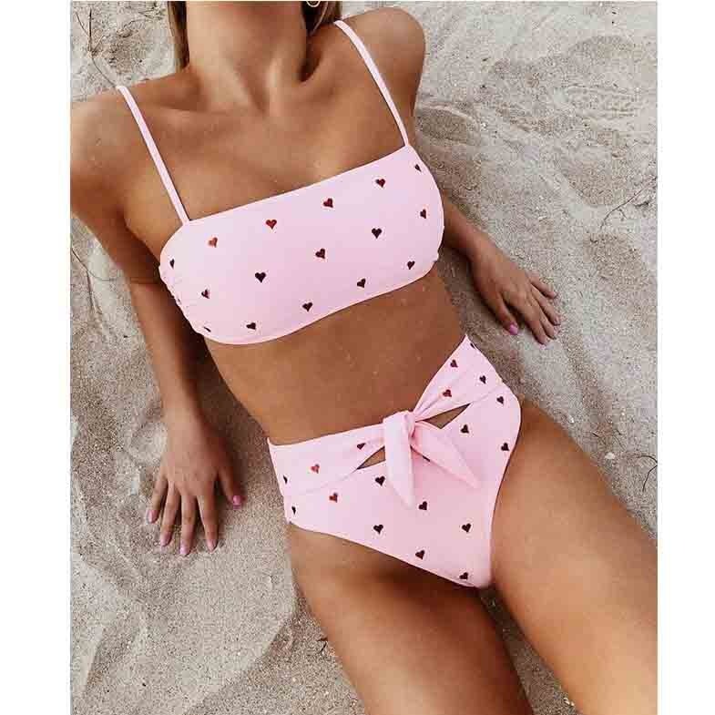 Modioza Riemen-Bikini-Set
