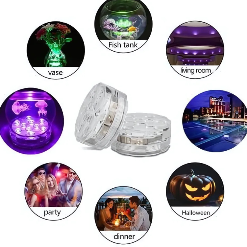 Aquanova™ | Ferngesteuerte LED-Lichter für magische Unterwasseratmosphäre (1+1 GRATIS)