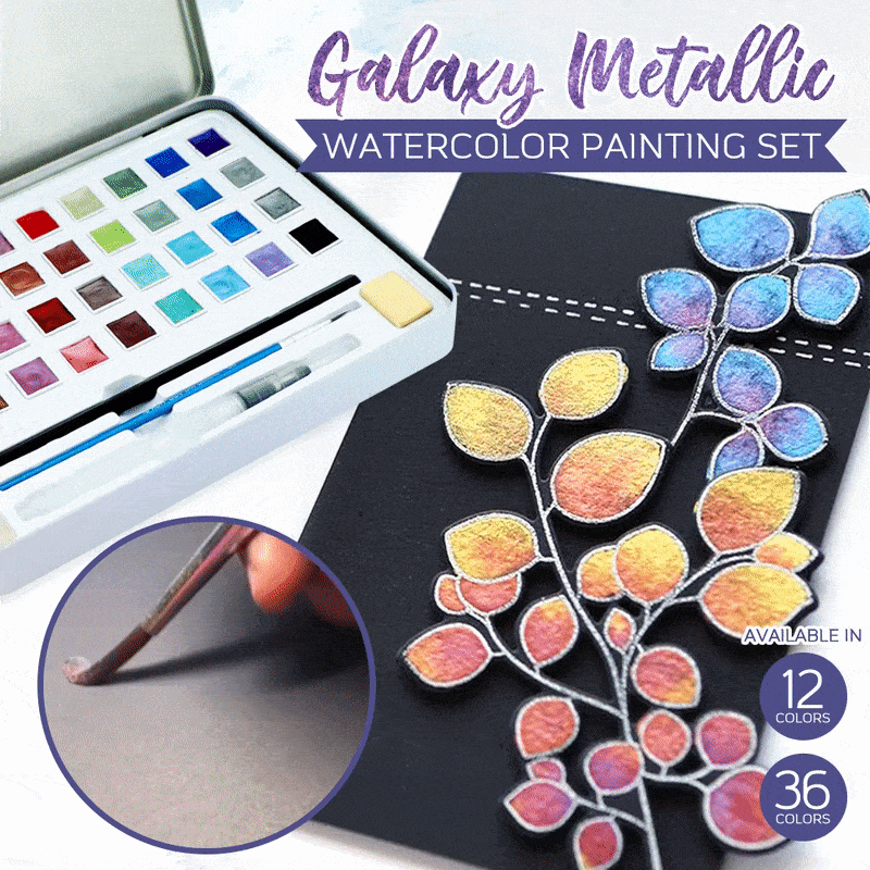 MetallicSplash™ | Galaxie Metallic Aquarell Malset