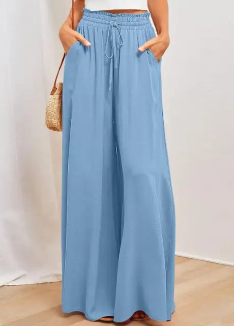 Irida™ – Lange Culottes mit hoher Taille (50% RABATT)