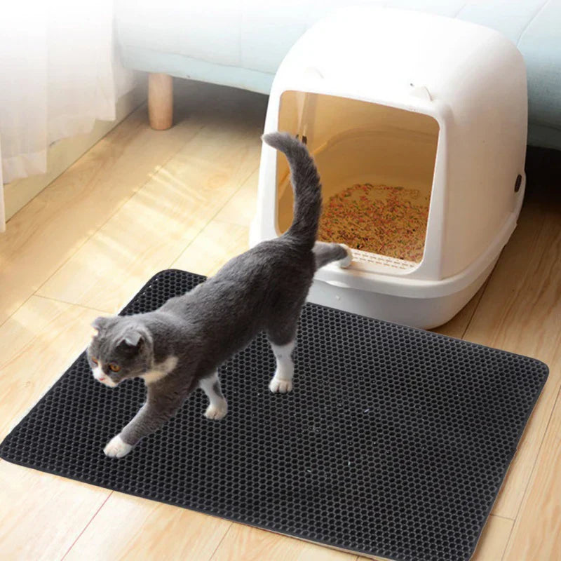 CatLittermat™ - Doppellagige Katzenstreu Matte (50% RABATT)