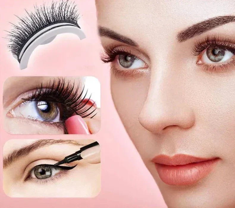 EyeMagic™ - Wiederverwendbare selbstklebende Wimpern (1+1 Kostenlos)