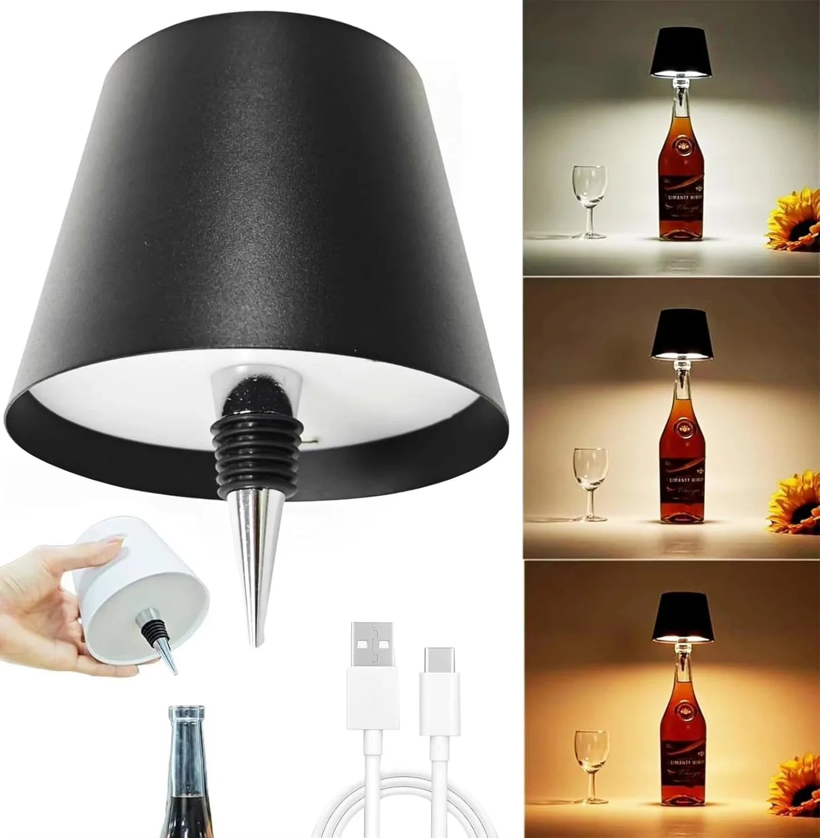 Vinoluxo™ | Elegante Flaschenlampe fürs Zuhause